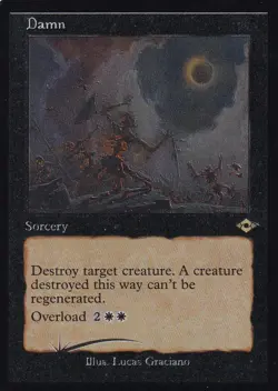 Damn (Retro Frame) (Foil Etched) - R - Modern Horizons 2 - 396 - NM - Image 1