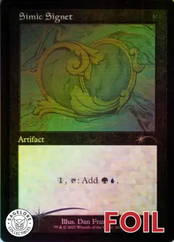 Simic Signet Etched Foil - Secret Lair Enemy Signets - 295 NM - Image 1