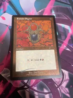 MTG - RAKDOS SIGNET - RARE - FOIL ETCHED - NM - SECRET LAIR - Image 1