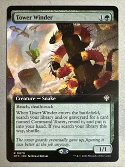 MTG / Tower Winder / OTC / #70 / Regular (Extended Art) / Rare / NM - Image 1