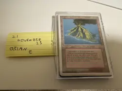 MTG Magic: The Gathering Volcanic Island 3rd Edition Dual Land - Image 1