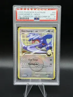 PSA 9 2009 Pokemon Garchomp C Regional Championship Staff Card 60/147 Pop 30 - Image 1