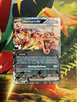 Pokemon Charizard EX Prize Pack Series 4 Promo Card NM Play Stamp - Image 1