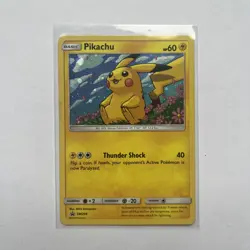 Pokemon TCG Pikachu Sun & Moon Sm206 Holo Promo - Image 1