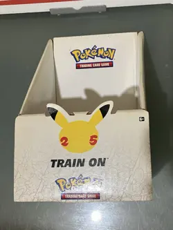 Pokemon 25th Anniversary Train On 9 First Partner Packs And Display Box - Image 3