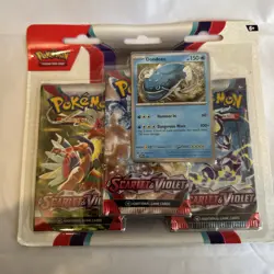 Pokemon Scarlet and Violet Base Set - 3 Pack Blister SEALED - Image 3