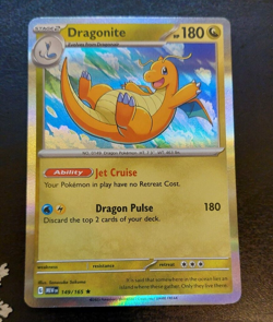 Dragonite 149/165 Holographic Pokemon card - Image 2