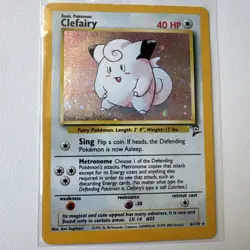 Clefairy / Piepi - Holo - Rare - Base Set 2 #6 Vintage Pokemon, Original - Image 1
