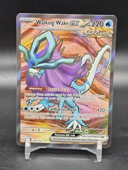 Pokemon Walking Wake ex Ultra Rare SV05: Temporal Forces 189/162 NM - Image 1