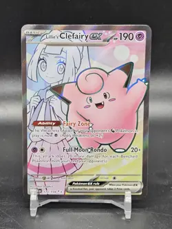 Pokemon SV09: Journey Together Ultra Rare,Holo Lillie's Clefairy ex #173/159 NM - Image 1