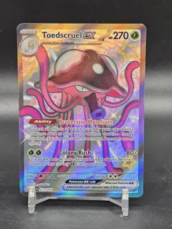 Toedscruel EX 213/091 Shiny Ultra Rare Pokemon Scarlet & Violet Paldean Fates - Image 1