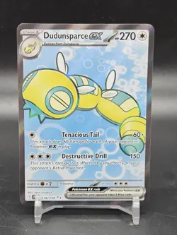 Pokemon Dudunsparce ex 178/159 Journey Together SV Ultra Rare Full Art - Image 1