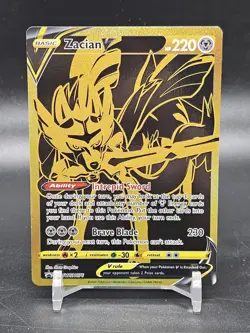 2019-2023 Pokemon SWSH Black Star Promos Zacian V #SWSH076 - Image 1