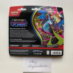 Pokemon TCG Mega Evolution PHANTASMAL FLAMES WEAVILE 3-Pack Blister - Sealed - Image 2