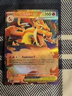 Pokemon Mega Charizard Y Ex Mega Evolutions- Ascended Heros 022/217 NM - Image 1