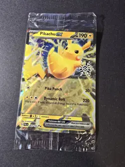 Pikachu EX 063/193 •SEALED• Snowflake Stamp Holiday Calendar Promo 2023 Pokemon - Image 1