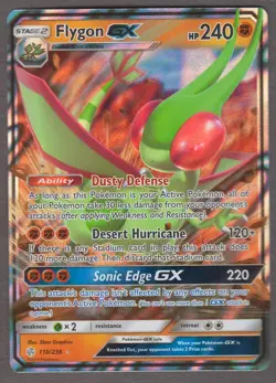 Flygon GX 110/236 Ultra Rare Cosmic Eclipse Pokemon Card Near Mint NM - Image 1