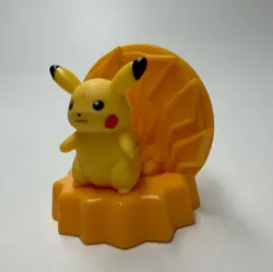 Pikachu Pokemon TCG Card Holder 2008 Burger King Collectible Shelf Display - Image 1