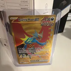 The Pokemon Company Roaring Moon ex SV04 Paradox Rift 262/182 Secret Rare Holo - Image 1