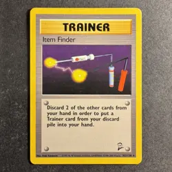 Item Finder - 103/130 - Base Set 2 - Pokemon - Rare - Played - Image 1
