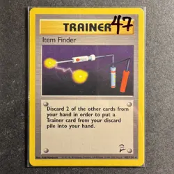 Item Finder - 103/130 - Base Set 2 - Pokemon - Rare - Played - Image 3