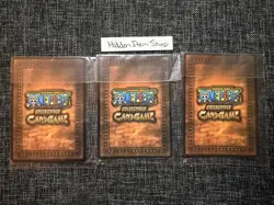 3 Promo Card Set with Usopp One Piece CCG PR005 Tournament Winner Quest Begins - Image 2