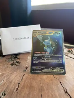 Pokemon TCG Blastoise EX Holo Card 200/165 Scarlet Violet 151 NM Condition - Image 1