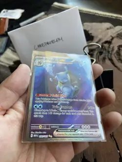 Pokemon TCG Blastoise EX Holo Card 200/165 Scarlet Violet 151 NM Condition - Image 4