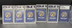 6x 2024 ONE PIECE PREMIUM CARD COLL BCG FEST '23-'24 001 MONKEY D. LUFFY PSA Lot - Image 2