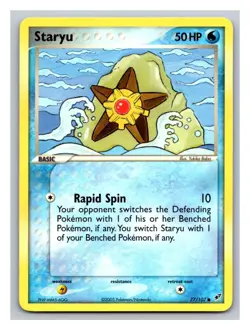 Staryu - 77/107 - Deoxys - Pokemon LP-MP BUY 2 CARDS GET 1 FREE!! - Image 1