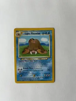 Light Piloswine 26/105 – Neo Destiny – Rare – WotC Pokemon Card – Condition (NM) - Image 1