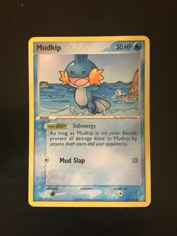 Pokemon Mudkip Crystal Guardians Card #57/100 Ruby And Sapphire 2006 - Image 1