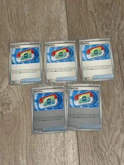 2026 Pokemon Ascended Heroes Poke Pad 198/217 (5x Card Lot - 2 Reverse Holos)!! - Image 1