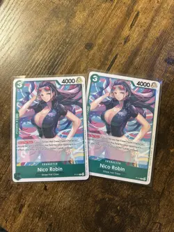 Nico Robin P-111 English Promo One Piece TCG Card 2x - Image 1