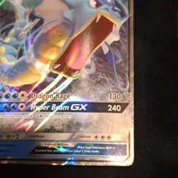 Pokemon Gyarados GX ultra rare SM212 Full Art Promo Holo GX Card SM Set English - Image 3