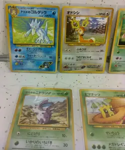 Pocket Monsters Japanese Pokemon Cards Lot Of 10 OG Cards 1996 - Image 2