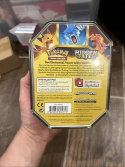 Pokemon TCG Raichu GX Hidden Fates Tin with 4 Booster Packs & Promo Card New 820650804816 - Image 4