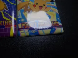 Pokemon Bandai Promo Waterproof Bathroom Menko Card Pikachu x2 #6129 PLAY - Image 5
