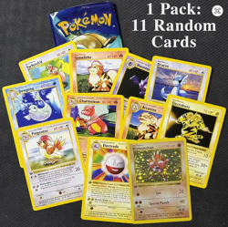 Pokemon PTCG 1st Edition Booster Pack 11 Cards Charizard Trading Game Gift - Image 2