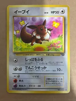 SEE PICTURES Eevee Jungle Set Japanese Pokemon Card WOTC MINT CONDITION - Image 1