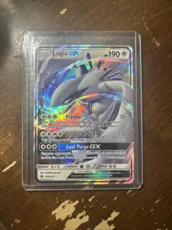 Lugia GX 159/214 Sm-Lost Thunder Holo Card NM Condition - Image 1