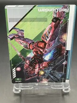 Carddass GUNDAM CARD COLLECTION GQuuuuuuX BANDAI 004 Red Gundam - Image 5
