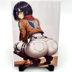 Attack on Titan Mikasa Ackerman Sexy Hot Anime Waifu Girl Goddess Story Art Card - Image 1