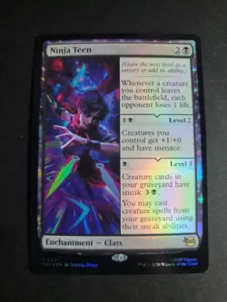 Ninja Teen (Foil) Rare MTG Ninja Turtles - Image 1