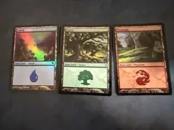 Four Mtg Foil Lands Snow-Covered Plains Coldsnap, Lorwyn, Shadowmoor - Image 3