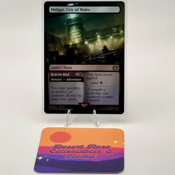 MTG Midgar, City of Mako 313 Borderless Foil Universes Beyond: Final Fantasy FIN - Image 1