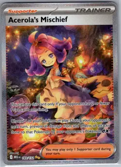 Acerola's Mischief 183/132 SIR ME01: Mega Evolution - Pokemon Card - NM - Image 1