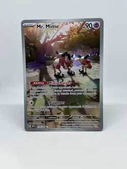 Pokemon TCG: Mr. Mime 179/165 Illustration Rare Scarlet & Violet 151 - Image 1