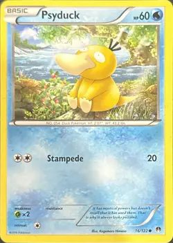 Psyduck 16/122 Common BREAKpoint Pokemon Near Mint - Image 1