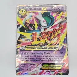 M Gallade EX 35/108 Holo Rare EX Roaring Skies 2015 Pokemon LP+ TCG - Image 1